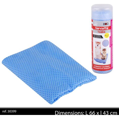 Serviette pour chien, absorbante