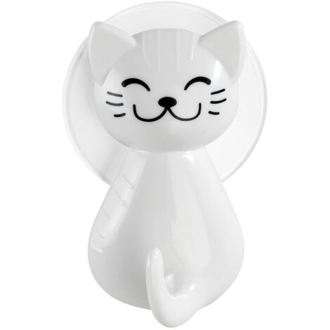 Serviette ventouse CAT, blanc, WENKO