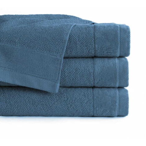 Serviette Vito 50x90 Bleu 550g 100% coton