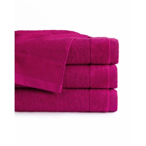 Serviette Vito 70x140 Amarante 550g 100% coton