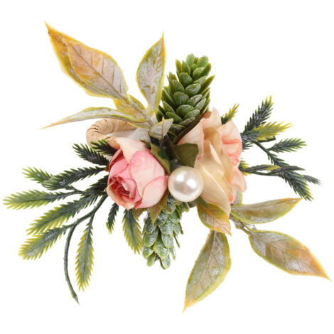 Serviettenring aus künstlicher Blume, 3,8 cm Innendurchmesser, elegante Dekoration für Partys und Empfänge