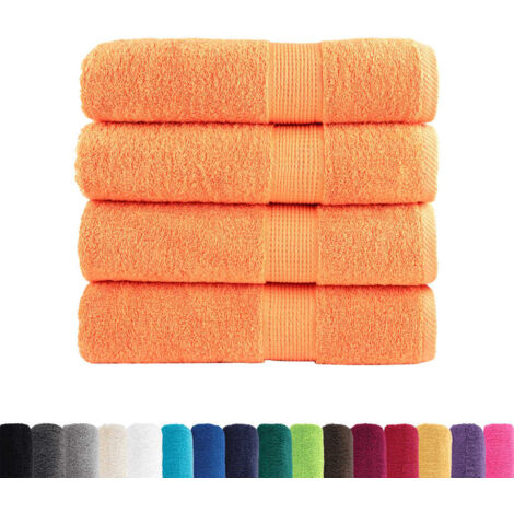 Serviettes de bain de qualité supérieure SOLUND 4 pcs，Serviette de douche 600g/m² CFW503779