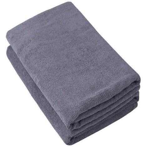 Serviettes de bain en microfibre ultra-absorbantes, douces, à séchage rapide et de grande taille (30 x 70 pouces)
