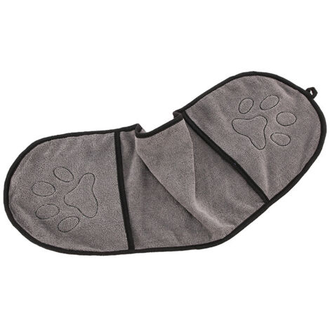 Serviettes de bain universelles pour animaux de compagnie, paquet de 2 serviettes pour animaux de compagnie, serviettes pour chiens, grandes serviettes de bain, peignoirs de bain en microfibre pour ch