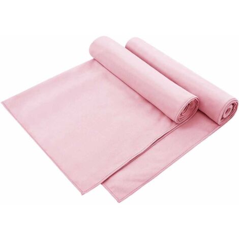 Serviettes de chaise d'extérieur 2 pcs Rose 130 x 60 cm CFW241911