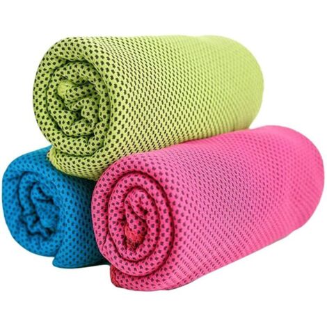 Serviettes de refroidissement pour le cou et le visage - serviettes de refroidissement instantanées pour la transpiration du cou