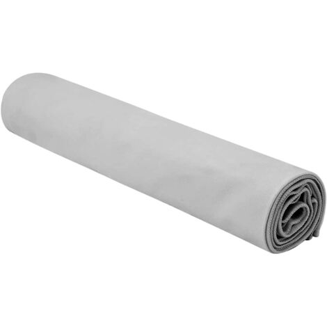 Serviettes de sport 2 pcs Gris 140 x 70 cm CFW102695