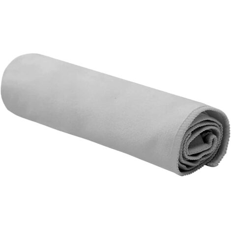 Serviettes de sport 2 pcs Gris 50 x 30 cm CFW150438