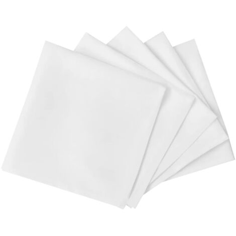 Serviettes de table 25 pcs Blanc 50x50 cm CFW812979