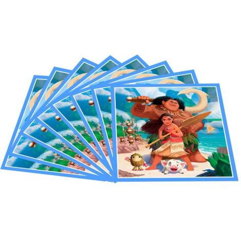 Serviettes de Table - INBOXXARTY - Moana - Multicolores - Lavables - Design Accrocheur