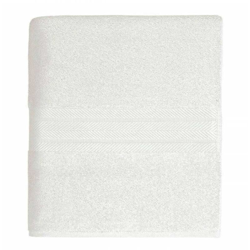 Linge de bain en coton moelleux 550gr/m² Blanc 70 x 140 cm - Blanc