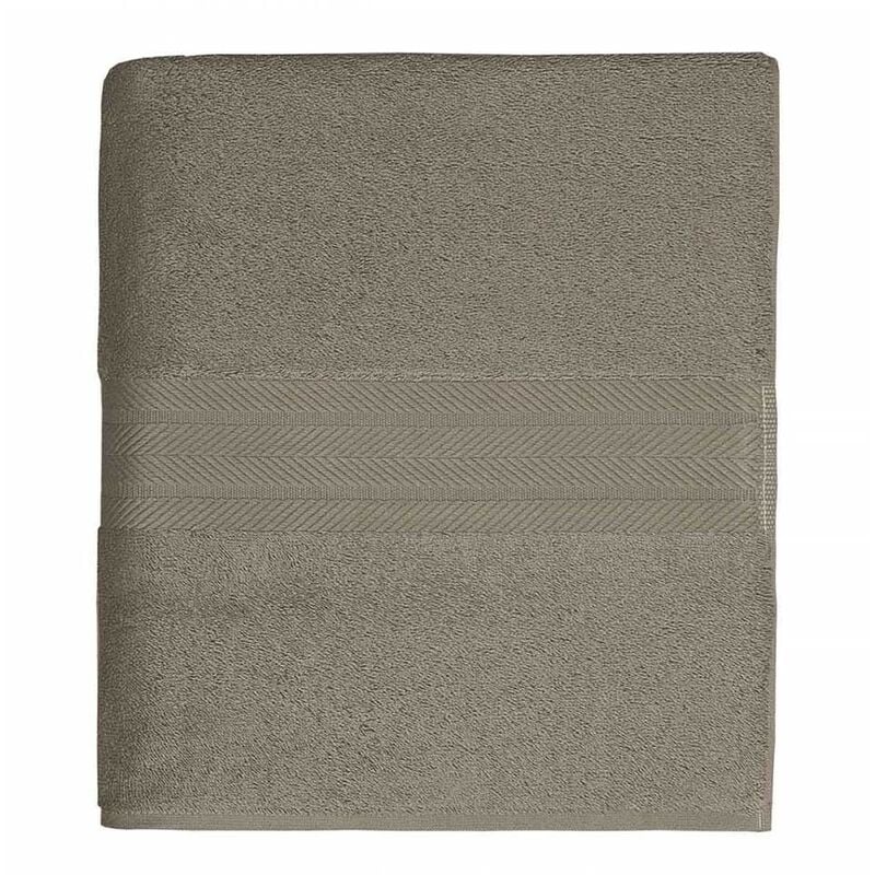 Linge de bain en coton moelleux 550gr/m² Mastic 70 x 140 cm - Mastic