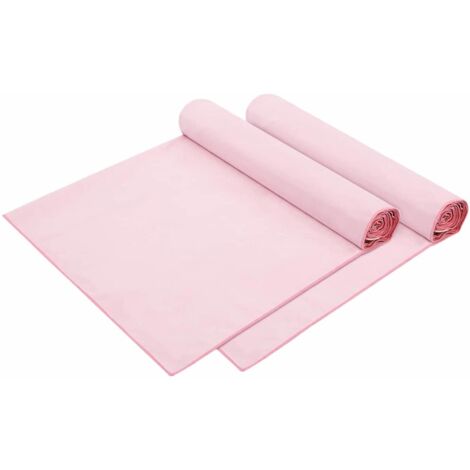 Serviettes de Transat 2 pcs Rose 210 x 75 cm CFW816350