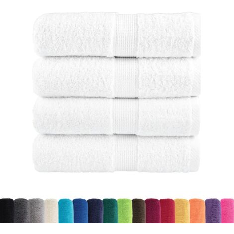 Serviettes de visage de qualité supérieure SOLUND 4 pcs blanc CFW390037