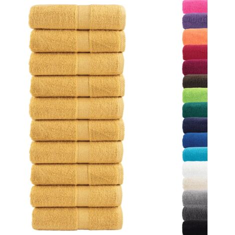 Serviettes d'invité de qualité supérieure SOLUND 10 pcs doré CFW715011