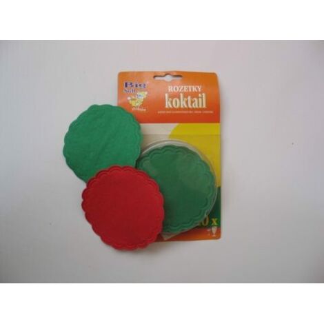Serviettes en papier à motif rosette, 20 pièces
