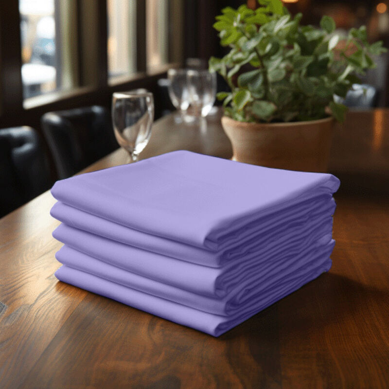 Serviettes en tissu lavande 10 pièces 40x40cm