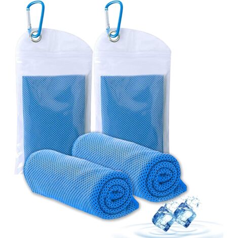 Serviettes rafraîchissantes pour le sport et le fitness – Serviettes en microfibre/serviettes rafraîchissantes comme serviettes rafraîchissantes pour la marche, la randonnée, les voyages et le yoga.