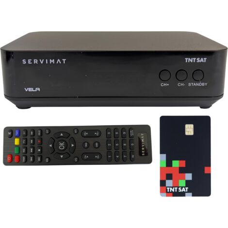 SERVIMAT VELA Décodeur Satellite Astra + Carte TNTSAT