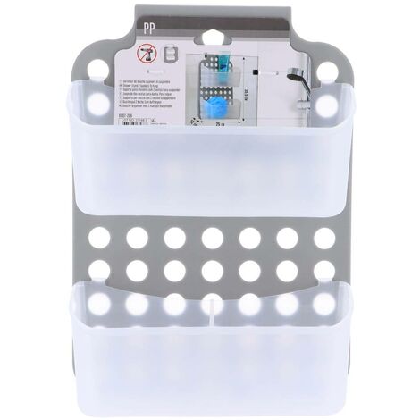 Serviteur de douche 2 paniers spécial paroi de douche - TENDANCE