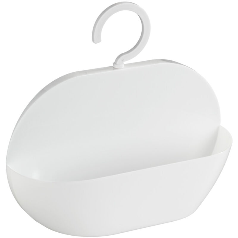 Serviteur de douche à suspendre Candy, panier de douche à suspendre, plastique, 26x23x9 cm, blanc - Wenko