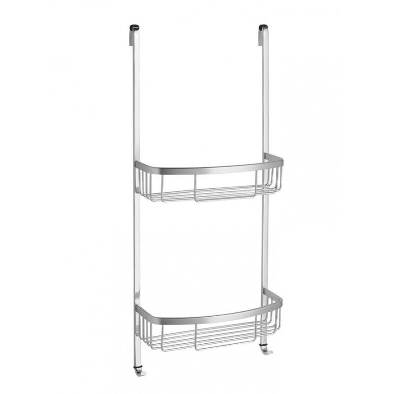 Serviteur Étagères de Rangement pour Douche LEDA Suspendu Chromé Mat - L2000500