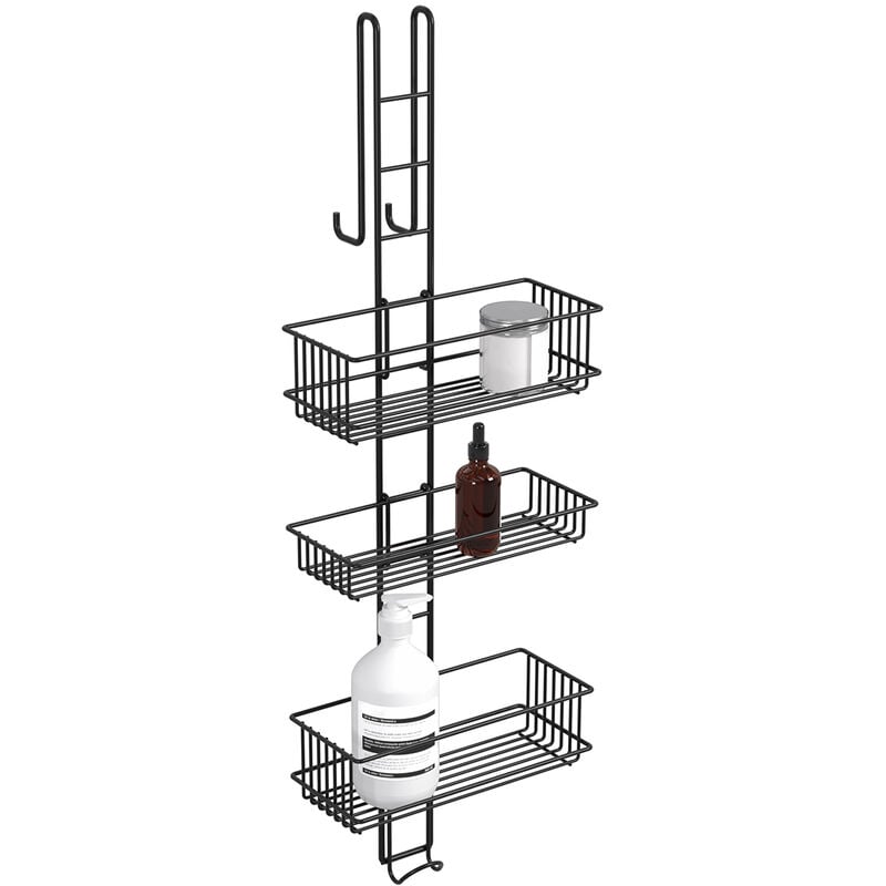 Serviteur de douche slice métal noir