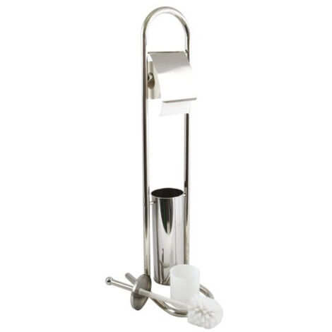 Serviteur et brosse wc inox - MSV