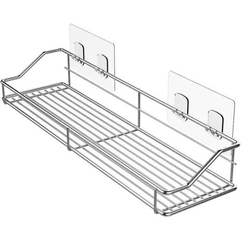 serviteurs De Douche Panier Tagre Organisateur De Salle De Bain Cuisine Spice Rack Acier Inoxydable Sus304 - Sans Perage