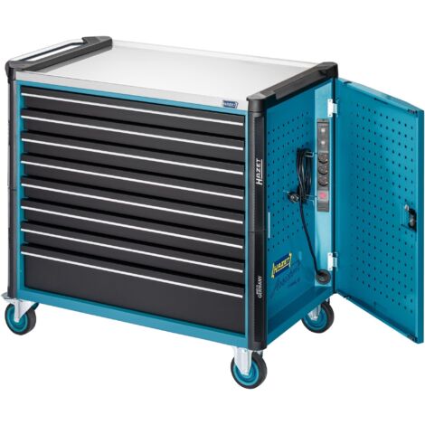 Servitore dello strumento 179NXXL-8D/3 L1133XP642XH1020mm 1000 kg 8 cassetti 2 parti lamiera in acciaio HazEt