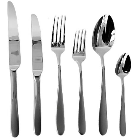 Servizio di posate lagostina per tavola 12 persone set da75 acciaio inox18/10 forchetta cucchiaio coltello accessori vari