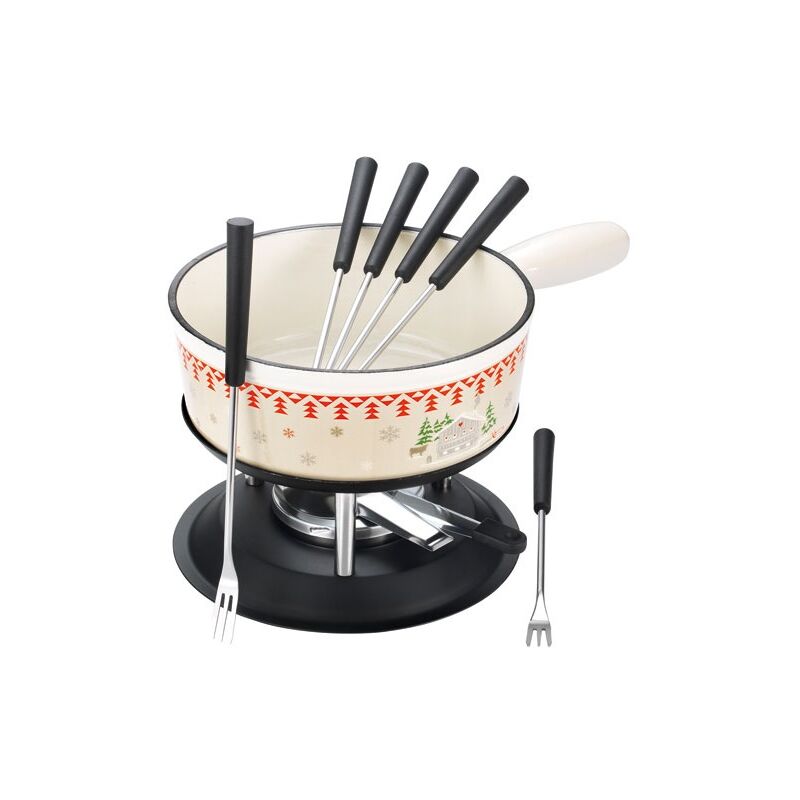 Padella savoiarda in ghisa smaltata 22 cm beige - 403816 - tableandcook