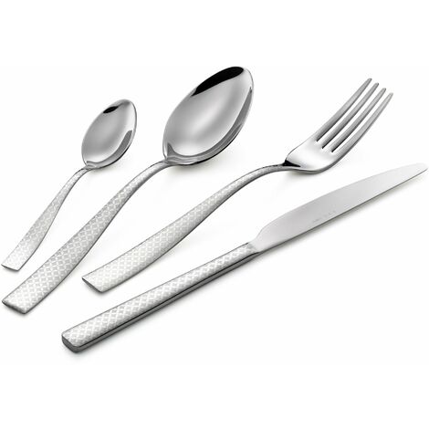 Servizio Set di Posate 24 Pezzi in Acciaio Eme Infinity Monogram