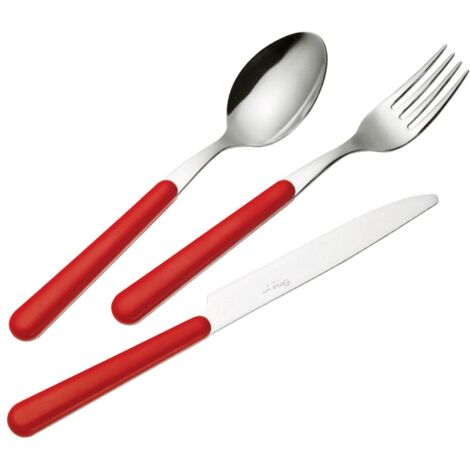 Servizio Set di Posate 24 pezzi in Acciaio Inox Eme Brio Nocciola 99