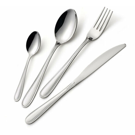 Servizio Set di Posate 24 pezzi in Acciaio Inox Eme City