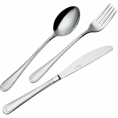 Servizio Set di Posate 24 pezzi in Acciaio Inox Eme Euro