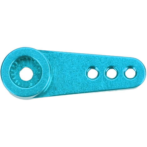 Servoarm aus 21T Aluminiumlegierung für MD922 MD933, RC-Lenkarm, kompakt und tragbar für CNC-Bearbeitung, blaue Farbe.