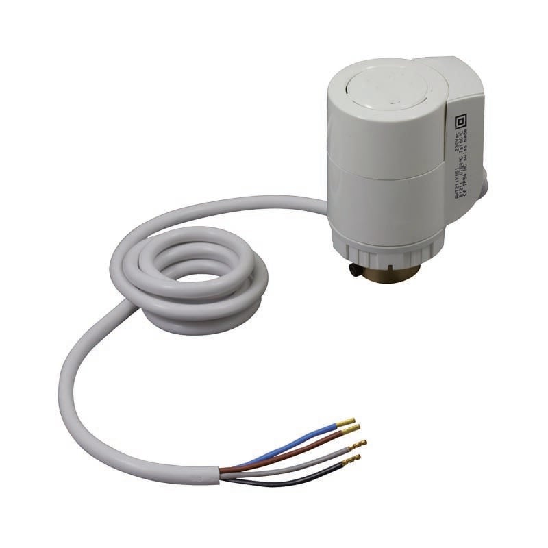 Servocommande électrothermique tout ou rien pour les vannes de zone 230v