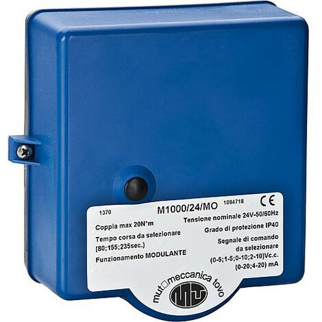 Servomoteur 3 points, M1000 230V/50Hz, 90°, 220 sec. avec micro-interrup