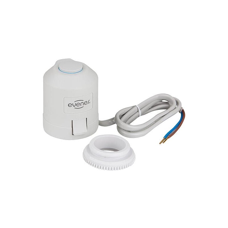 Servomoteur evenes electrothermique 230 v ferme sans courant, Ad.VA80 inclus sur M30x1,5