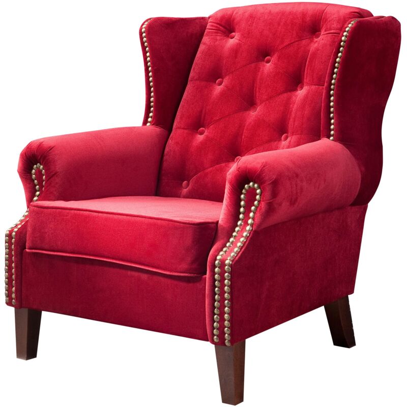 Sessel 102x93x102 rot CHESTERFIELD - rot