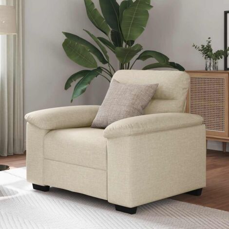 Sessel 60 cm Leinen vidaXL