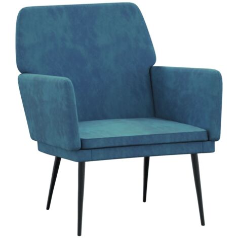 Sessel Blau 62x79x79 cm Samt vidaXL