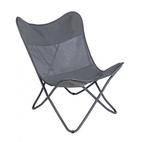 Sessel Butterfly Camping Gabicce grau 77,5x81x89h cm