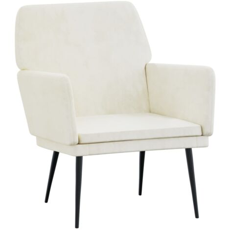 Sessel Creme 62x79x79 cm Samt vidaXL