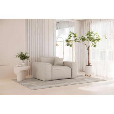 Sessel Designersessel CELES PREMIUM in Stoff Artico Creme