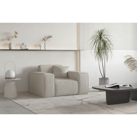 Sessel Designersessel CELES PREMIUM in Stoff Ascot Bukla Beige