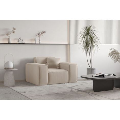 Sessel Designersessel CELES PREMIUM in Stoff Opera Velvet Sand