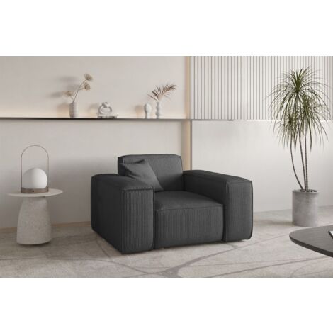 Sessel Designersessel CELES PREMIUM in Stoff Scala Anthrazit