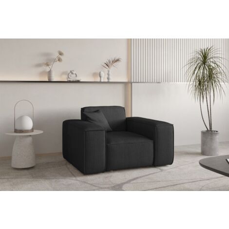 Sessel Designersessel CELES PREMIUM in Stoff Scala Schwarz